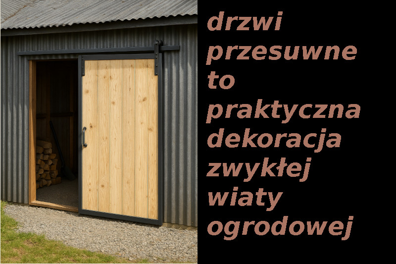 jak zrobić drzwi przesuwne dowiaty