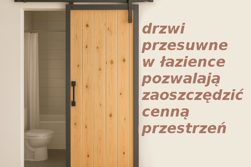 jak zrobić drzwi przesuwne lazience
