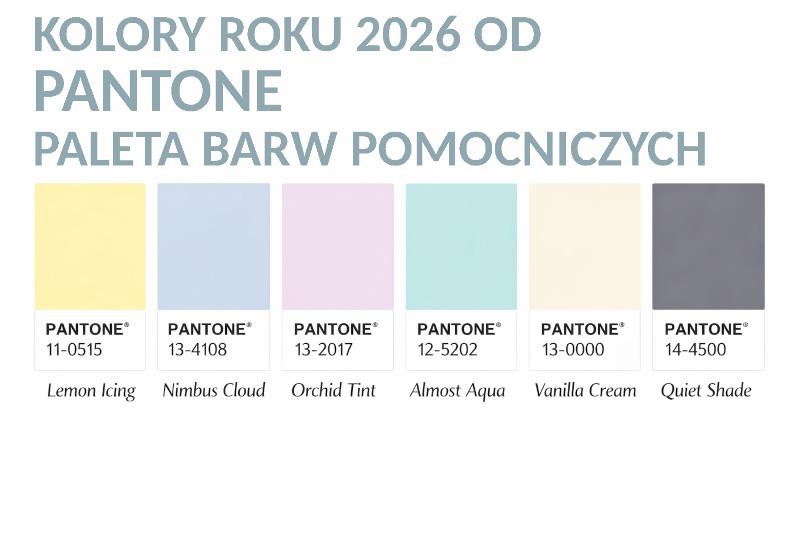 Kolor roku 2026 od Pantone, czyli Cloud Dancer 11-4201